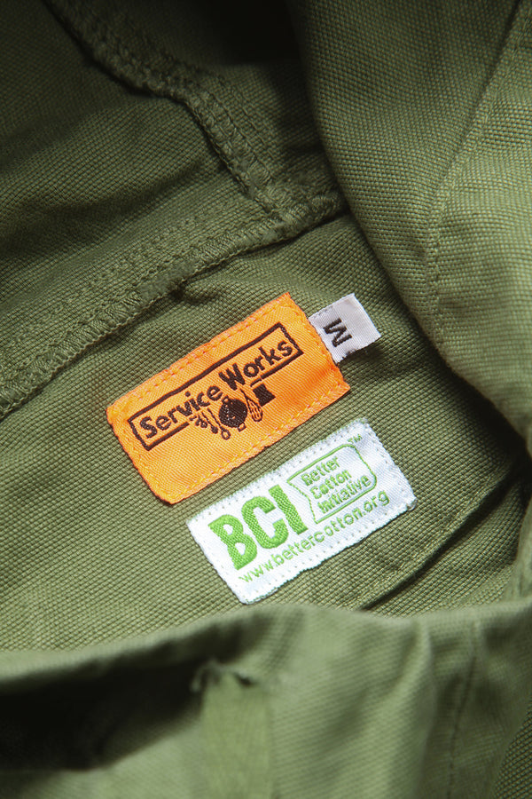 Service Works Market Smock Olive