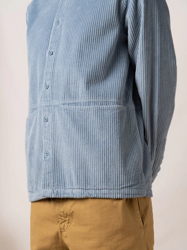 Kestin Armadale Overshirt - Sky Blue Cord