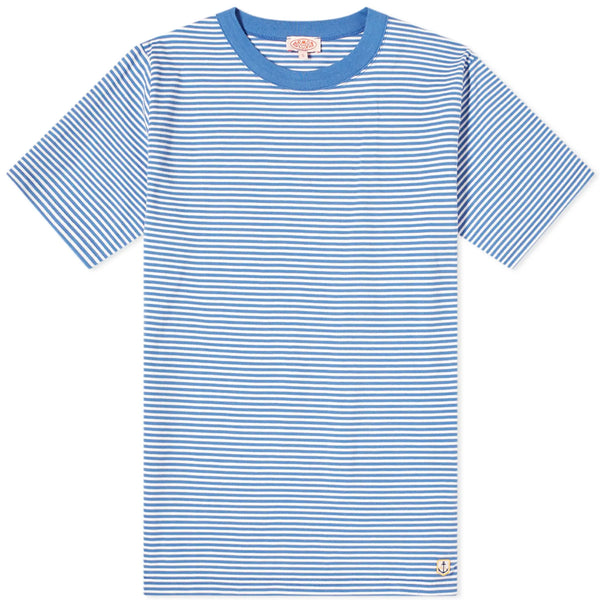 Armor Lux Striped T-Shirt - Blue & White