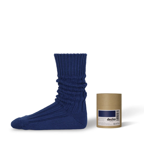 Decka Cased Heavyweight Plain Socks - Navy