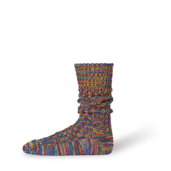Decka Heavyweight Multi Colored Socks - Blue