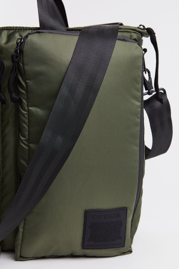 Stutterheim Utility Breif Tote - Olive