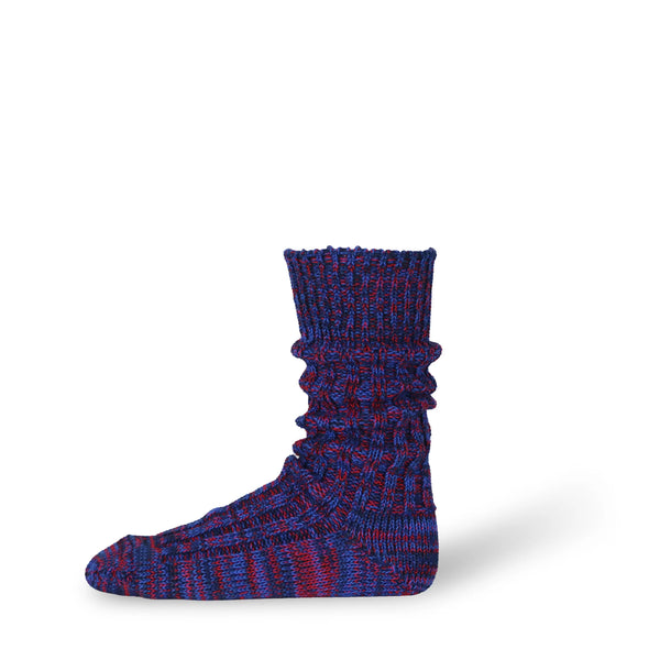 Decka Heavyweight Multi Colored Socks - Navy