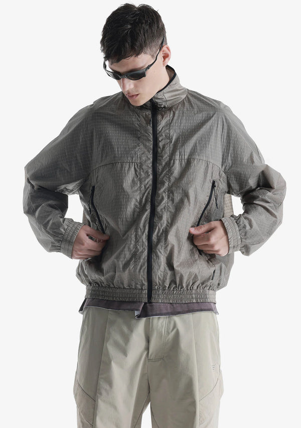 KRATAKAU - QM511 CRISPR PACKABLE LIGHTWEIGHT WINDBREAKER SAND