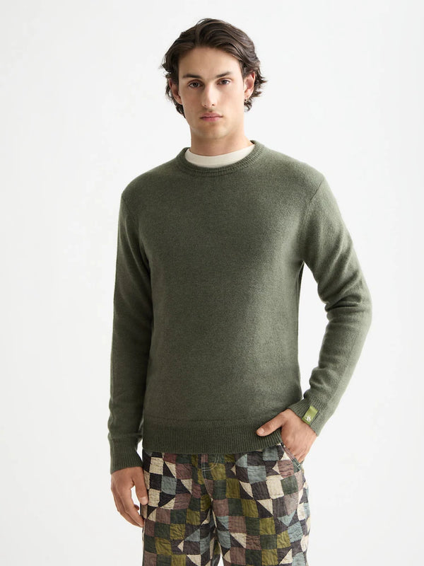 SCOTCH & SODA - SOFT KNIT REGULAR FIT JUMPER GREEN