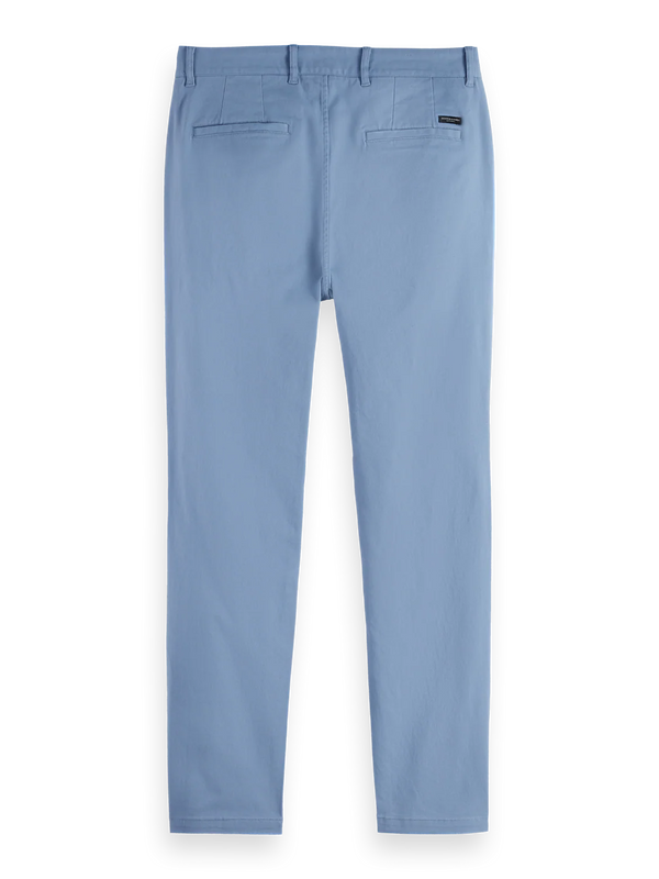 SCOTCH & SODA SEASONAL ESSENTIALS STUART SLIM CHINO FADED DENIM