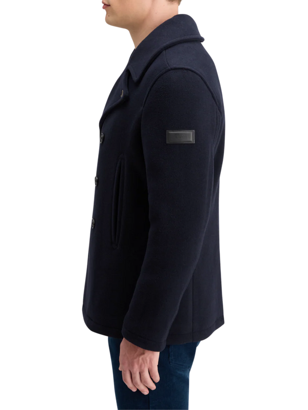SCOTCH & SODA - WOOL BLEND PEACOAT NIGHT