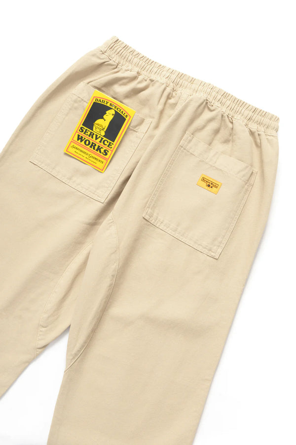 SERVICE WORKS - CHEF PANTS (PALE KHAKI)