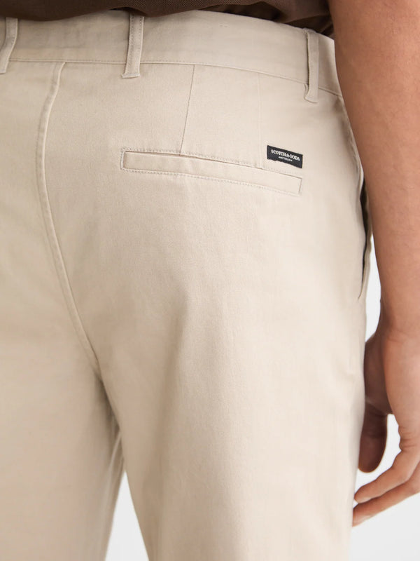 SEASONAL ESSENTIALS STUART SLIM CHINO PLAZA TAUPE