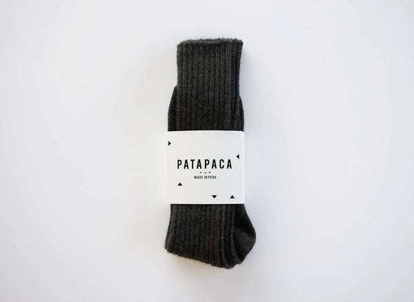 PATAPACA - ORIGINS SOCKS (CHARCOAL)