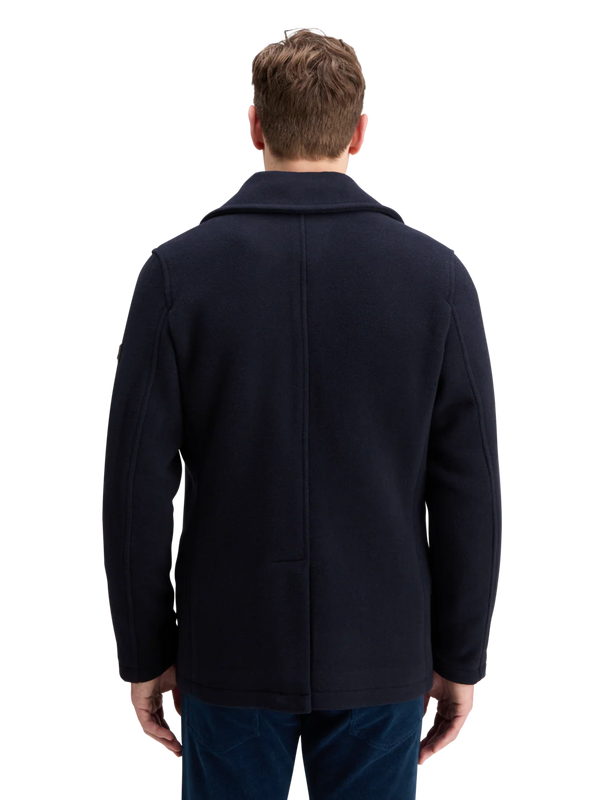 SCOTCH & SODA - WOOL BLEND PEACOAT NIGHT
