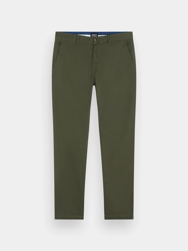 SCOTCH & SODA - SCOTCH & SODA - SEASONAL ESSENTIALS STUART SLIM CHINO KHAKI
