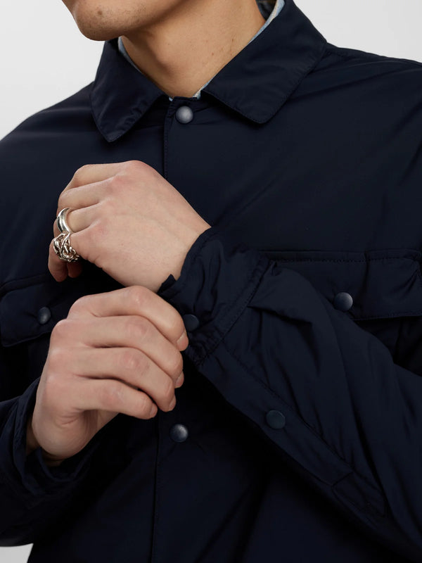 ANERKJENDT - AKOSCAR NYLON PADDED JACKET - SKY CAPTAIN