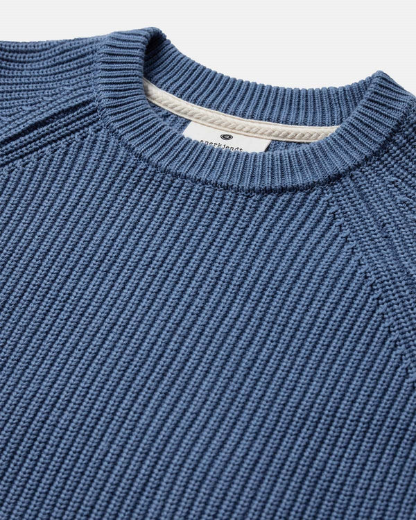 ANERKJENDT - AKSUNE PATENT KNIT - COPEN BLUE