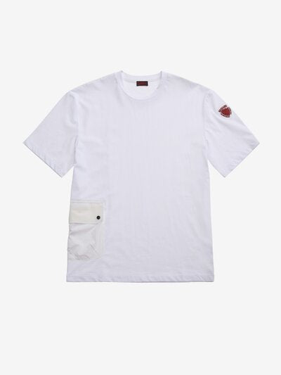 BLAUER - TASLAN POCKET T SHIRT KERR WHITE