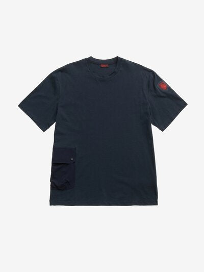 BLAUER - TASLAN POCKET T SHIRT KERR NAVY
