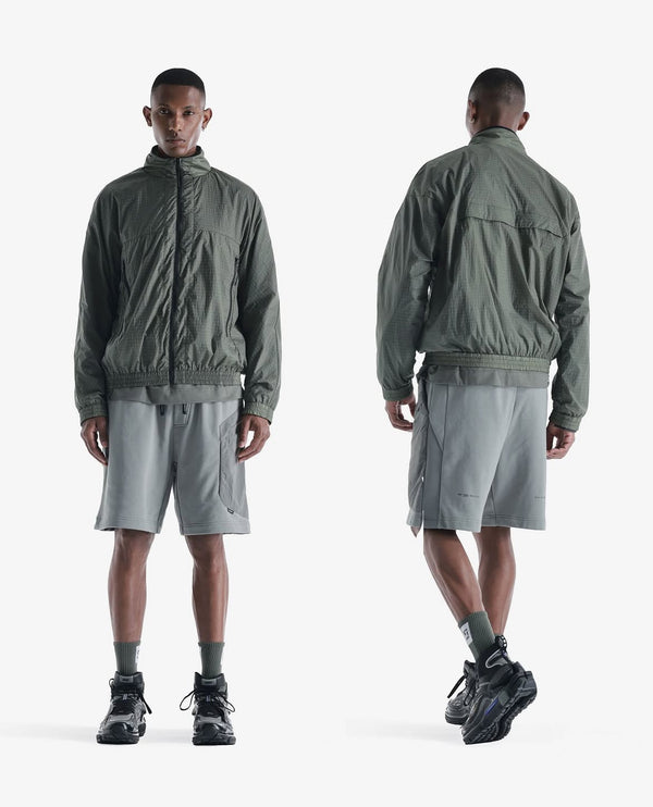 KRAKATAU - QM511 PACKABLE LIGHTWEIGHT WINDBREAKER CRISPR JACKET JADE