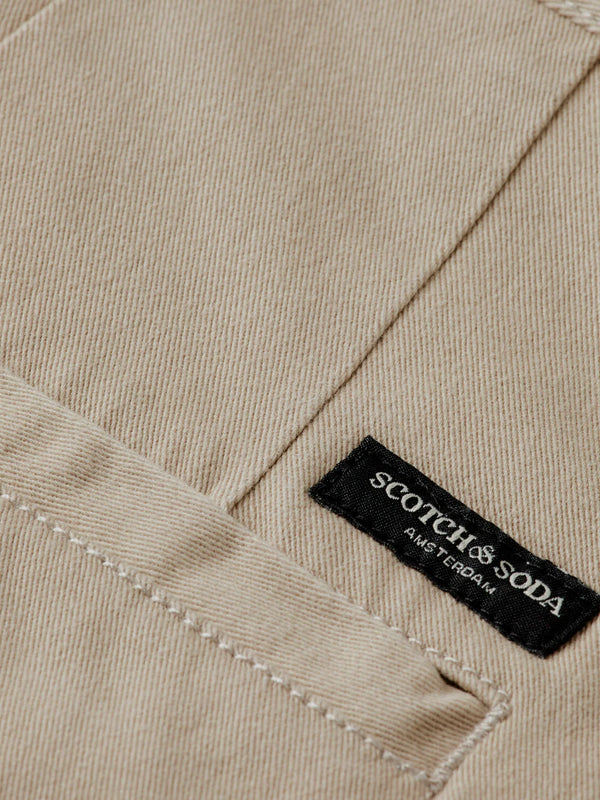SEASONAL ESSENTIALS STUART SLIM CHINO PLAZA TAUPE