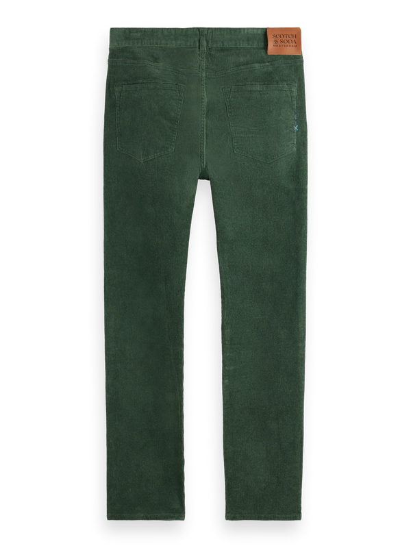 SCOTCH & SODA - RALSTON 5 POCKET CORDUROY CHINO PINE GREEN