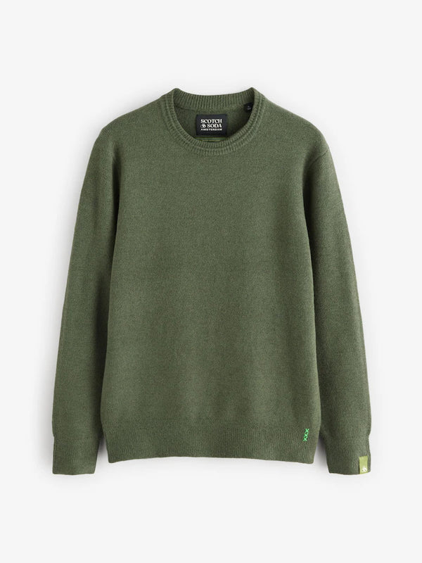 SCOTCH & SODA - SOFT KNIT REGULAR FIT JUMPER GREEN
