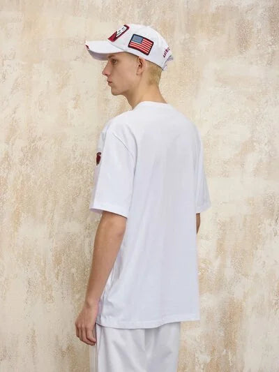 BLAUER - TASLAN POCKET T SHIRT KERR WHITE
