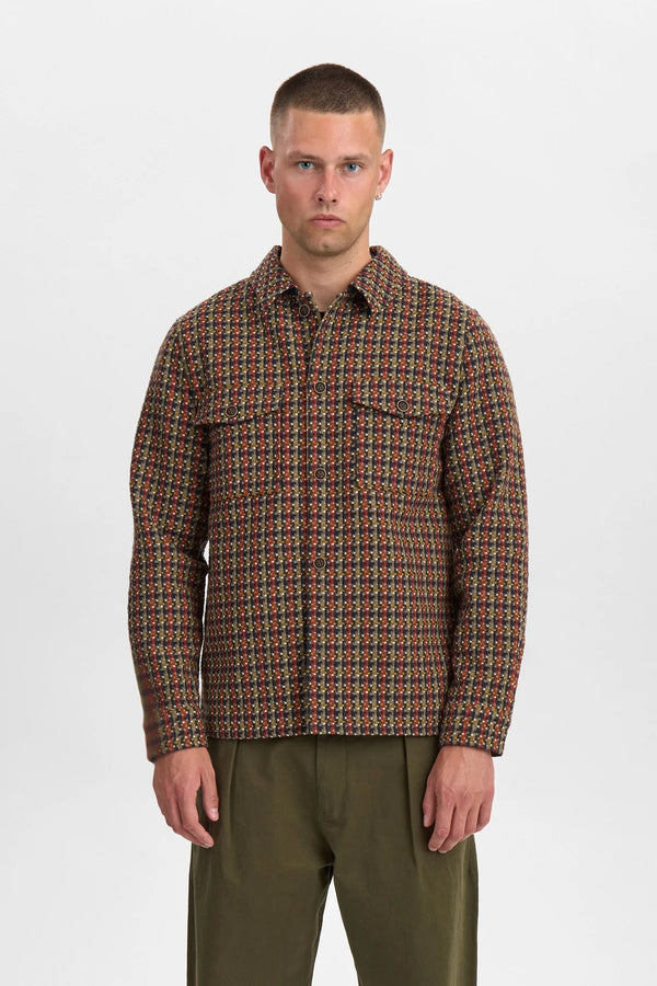 ANERKJENDT - OSCAR NEW MULTI OVERSHIRT TIGER´S EYE
