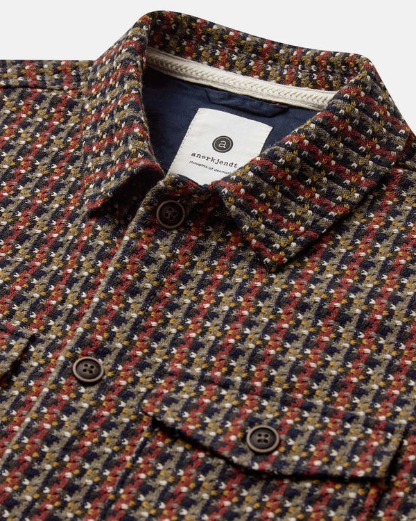 ANERKJENDT - OSCAR NEW MULTI OVERSHIRT TIGER´S EYE