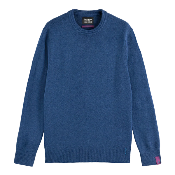 SCOTCH & SODA - SOFT KNIT REGULAR FIT JUMPER BLUE