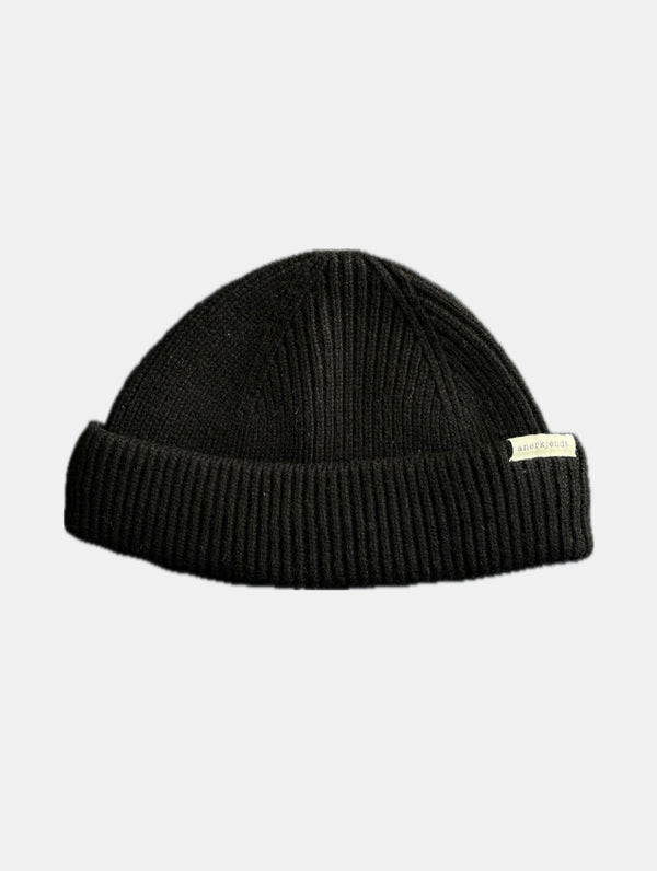 ANERKJENDT - MERINO HOOD BEANIE CAVIAR