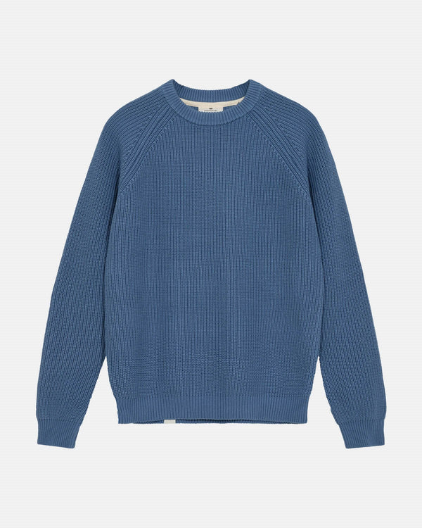 ANERKJENDT - AKSUNE PATENT KNIT - COPEN BLUE