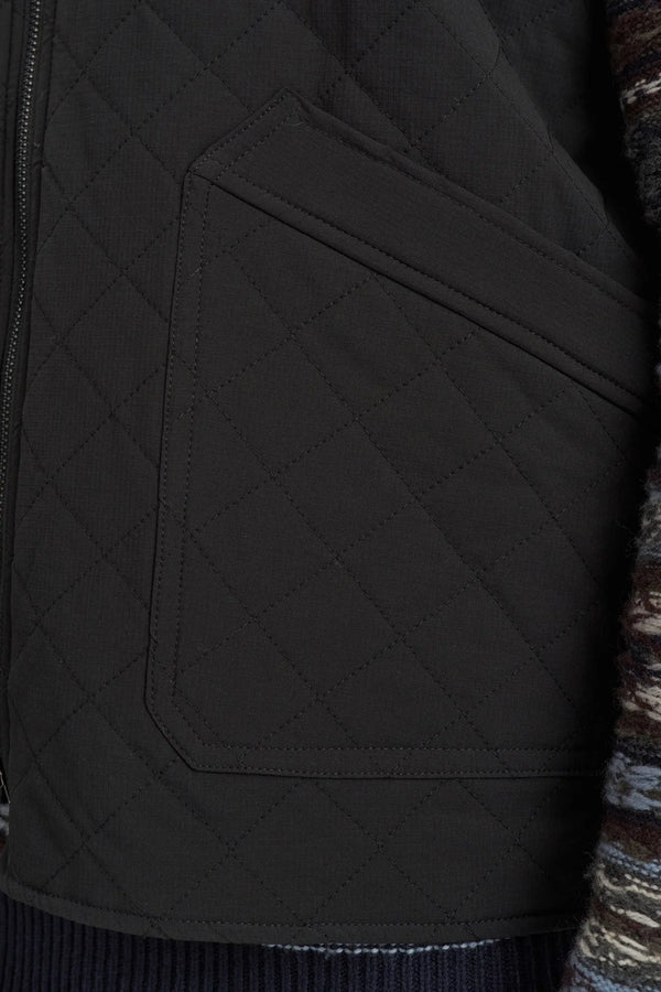ANERKJENDT - AKRASMUS QUILT GILET - CAVIAR