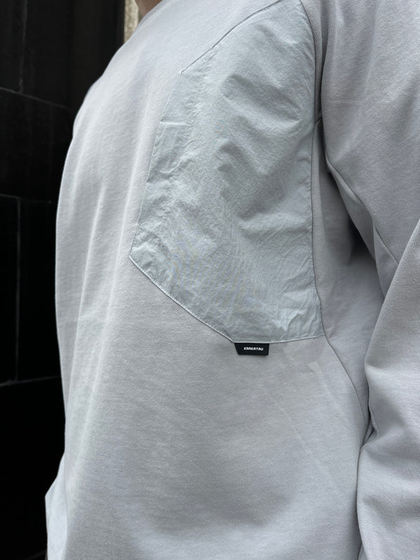 KRAKATAU - FM113 FALCON JERSEY SWEATSHIRT LIME STONE