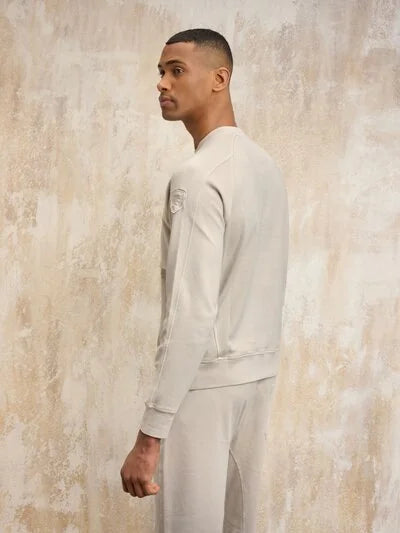 BLAUER - CAMDEN CREW NECK SWEATSHIRT GREY FOG