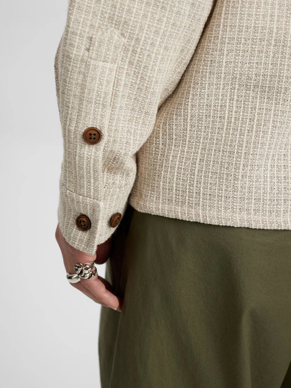 ANERKJENDT - AKOSCAR NEW OVERSHIRT TOFU