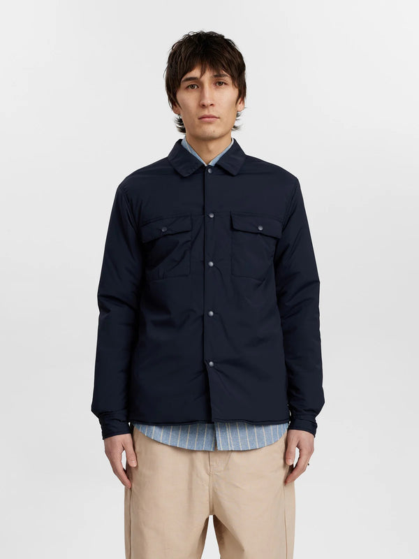 ANERKJENDT - AKOSCAR NYLON PADDED JACKET - SKY CAPTAIN