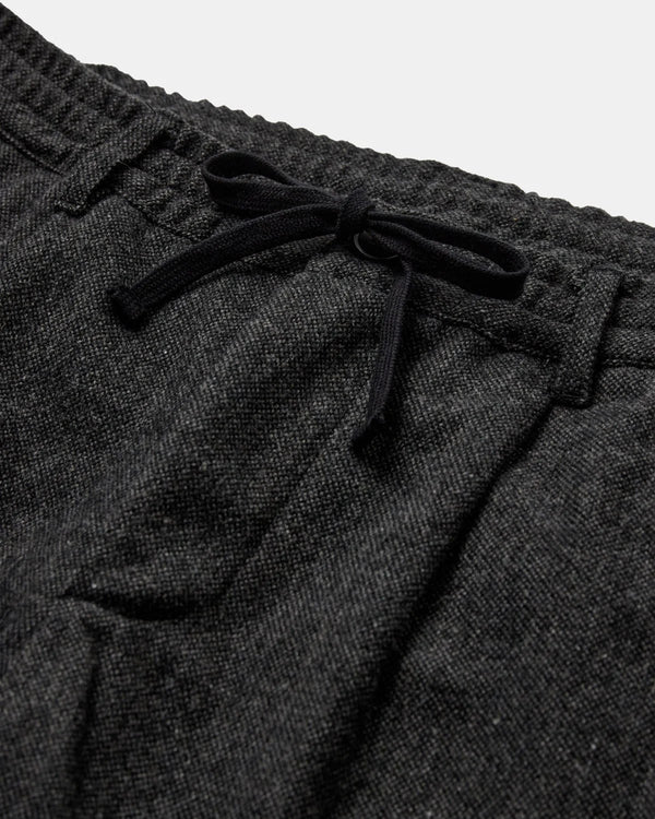 ANERKJENDT - AKJAN PLEAT WOOL PANTS - GRANITE GRAY