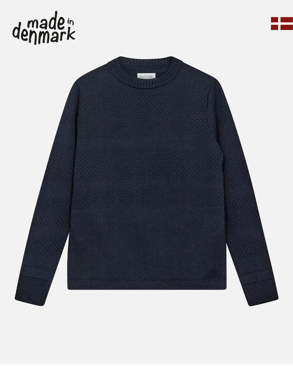 ANERKJENDT - AKSTEFAN KNIT - SKY CAPTAIN