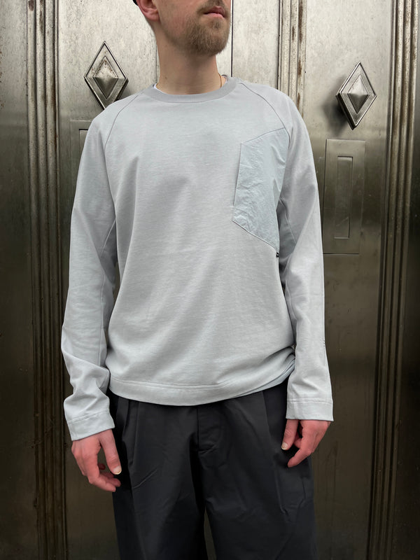 KRAKATAU - FM113 FALCON JERSEY SWEATSHIRT LIME STONE