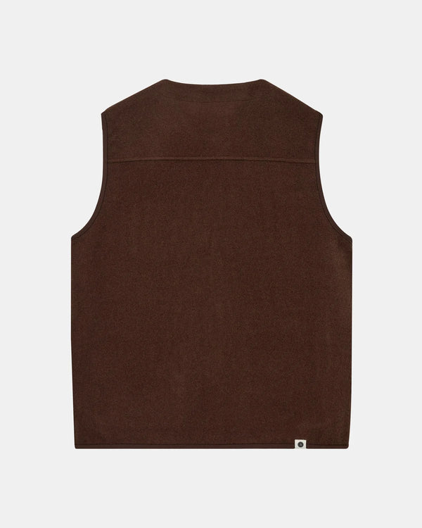 ANERKJENDT - AKRAMSUS BOILED WOOL VEST - CARAFE