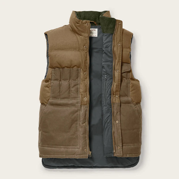 FILSON - DOWN CRUISER VEST DARK TAN