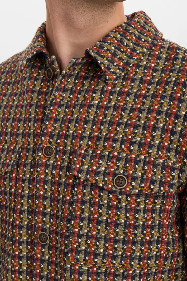 ANERKJENDT - OSCAR NEW MULTI OVERSHIRT TIGER´S EYE