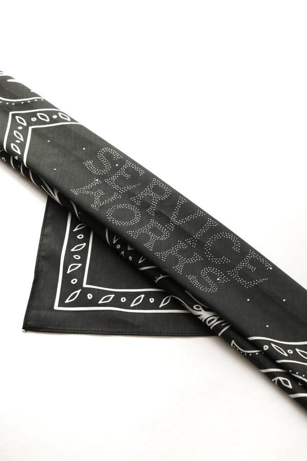 Service Works - Olive Branch Bandana (Black)