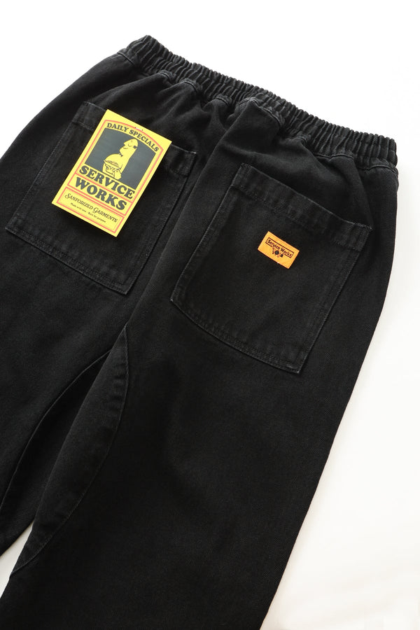 Service Works - Denim Chef Pants (Black)