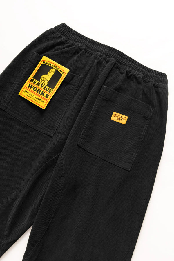 Service Works - Corduroy Chef Pants (Black)