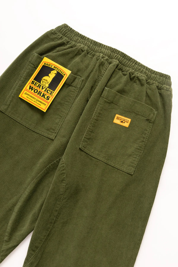 Service Works - Corduroy Chef Pants (Olive)