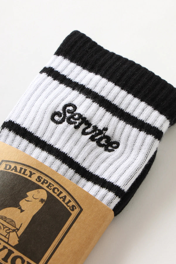 Service Works - Logo Ranger Socks (Black)