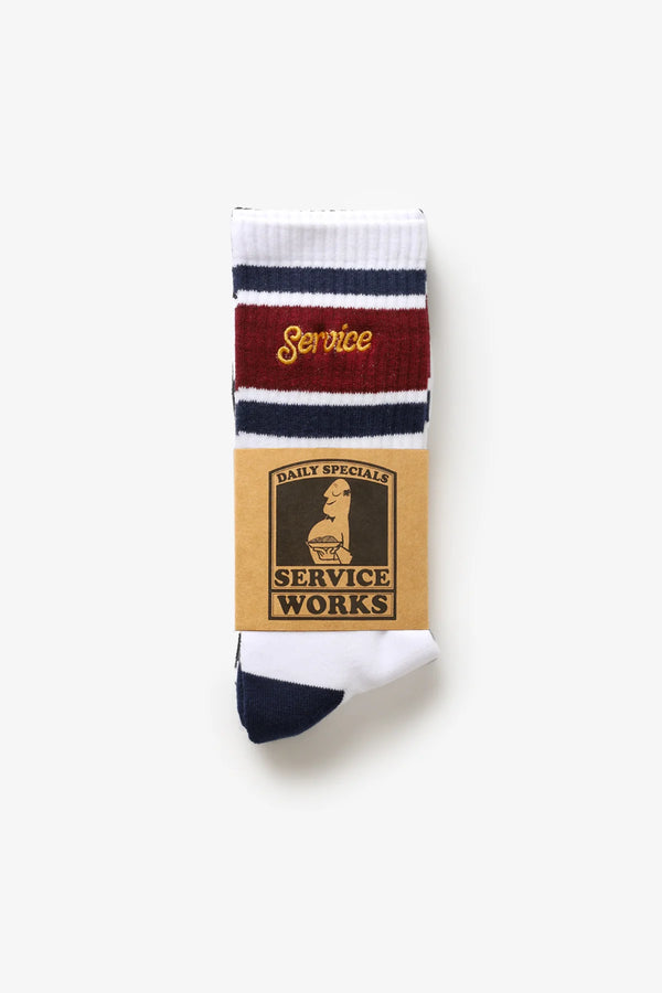 Service Works - Logo Ranger Socks (White)