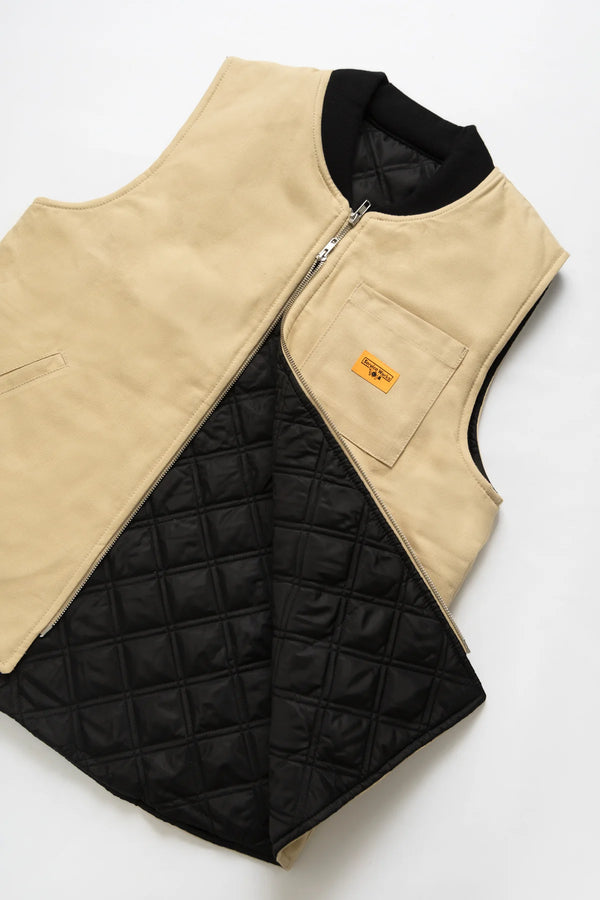 Service Works - Padded Work Vest (Pale Khaki)