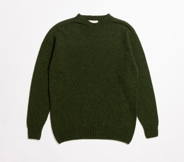 Country of Origin Seamless Crew - Olive