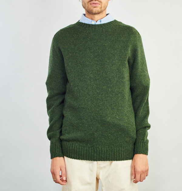 Country of Origin Seamless Crew - Olive